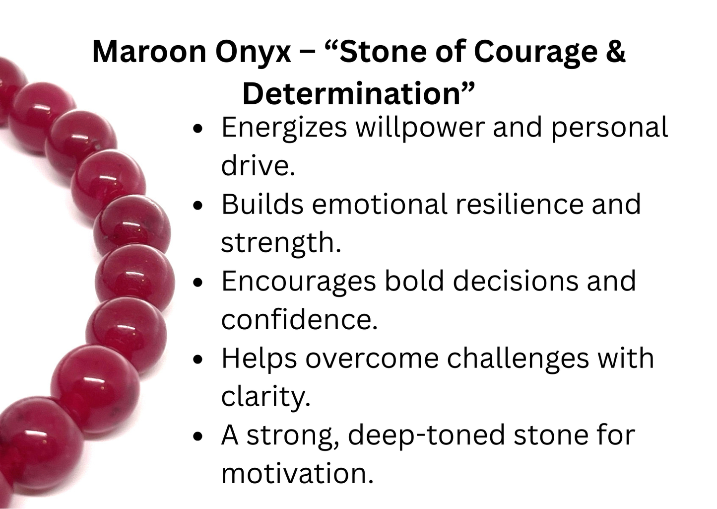Maroon Onyx