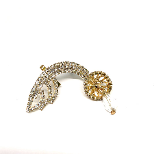 Austrain Stone Earcuff Jhumki Earrings