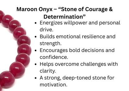 Maroon Onyx
