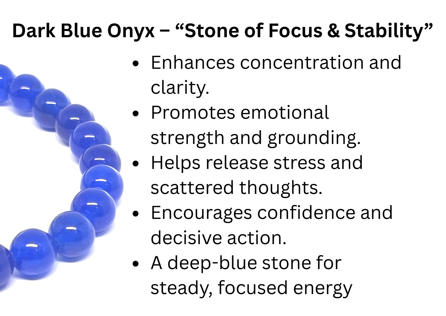 Dark Blue Onyx