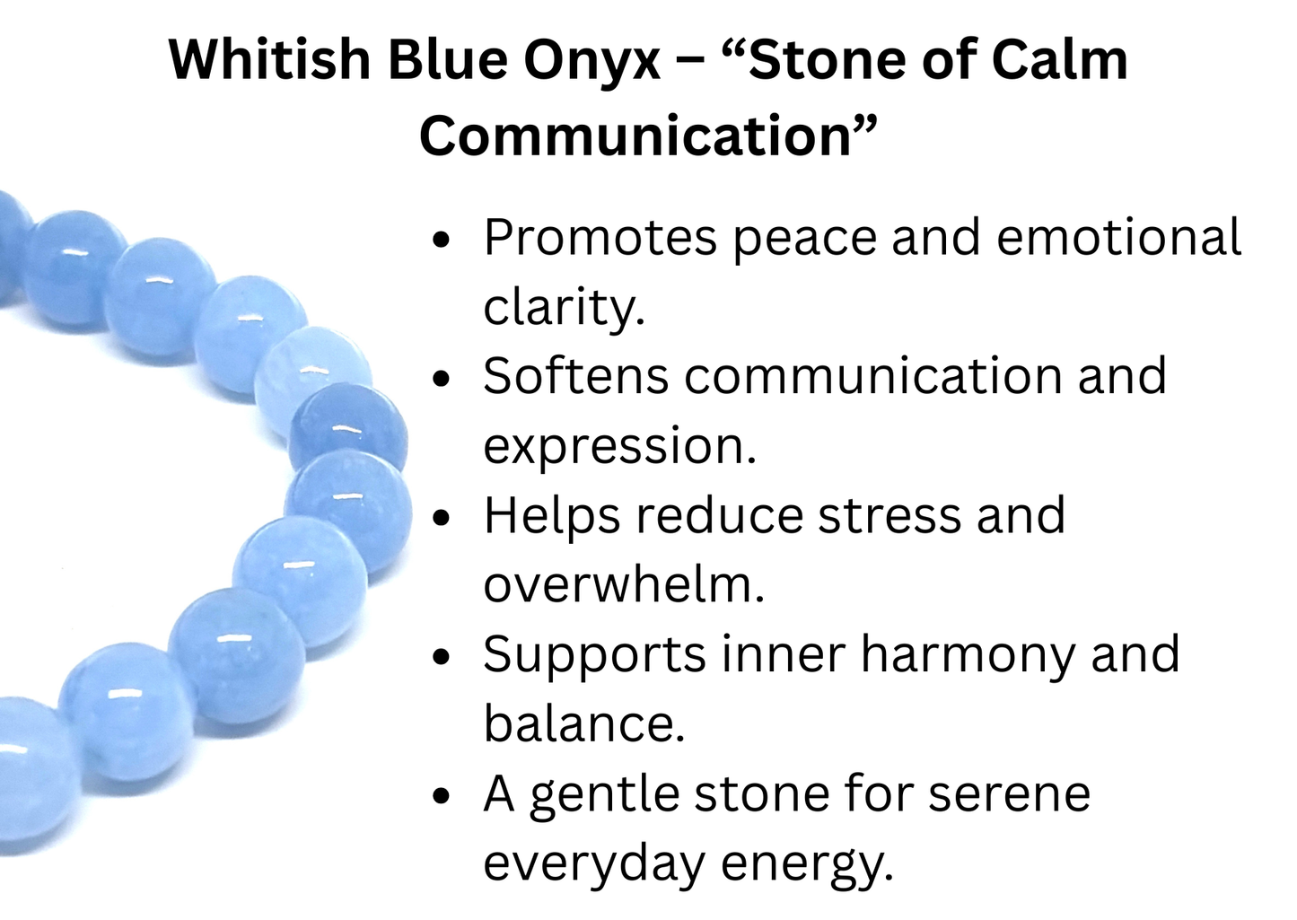 Whitish Blue Onyx