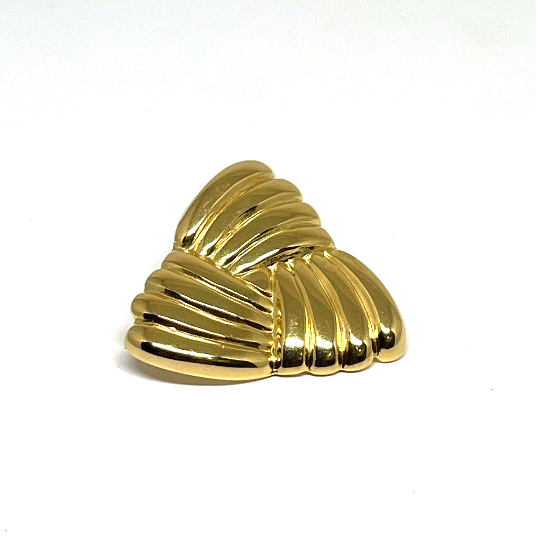 Triangular Shell Studs earrings