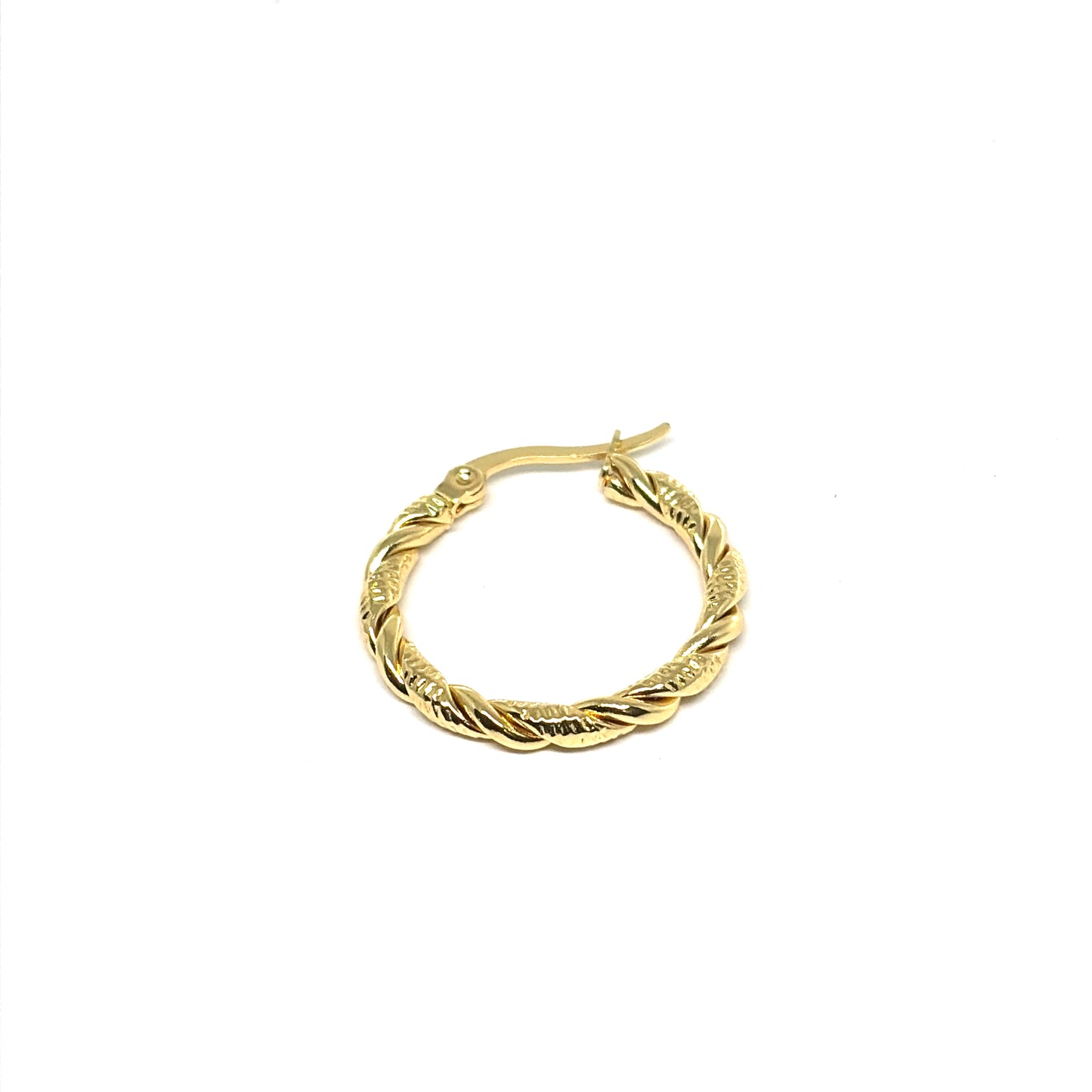 Twisted Ring hoops earrings