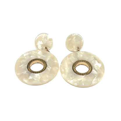 Acrylic Hoops earrings