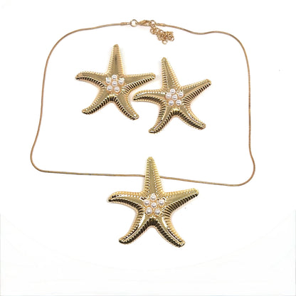 Starfish Necklace & Earrings set