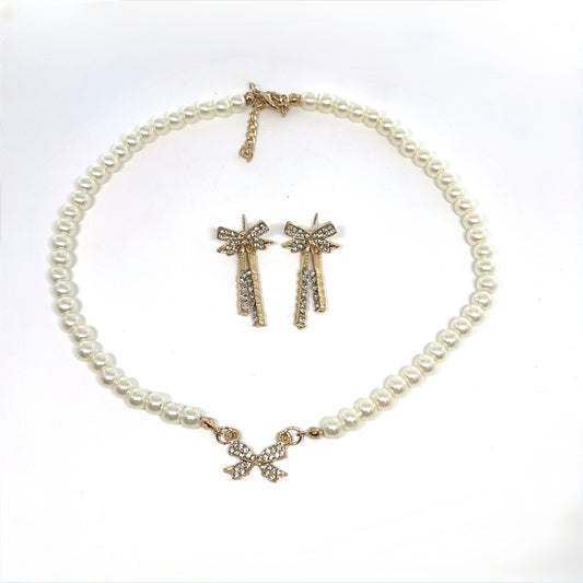 Bow Pearl set
