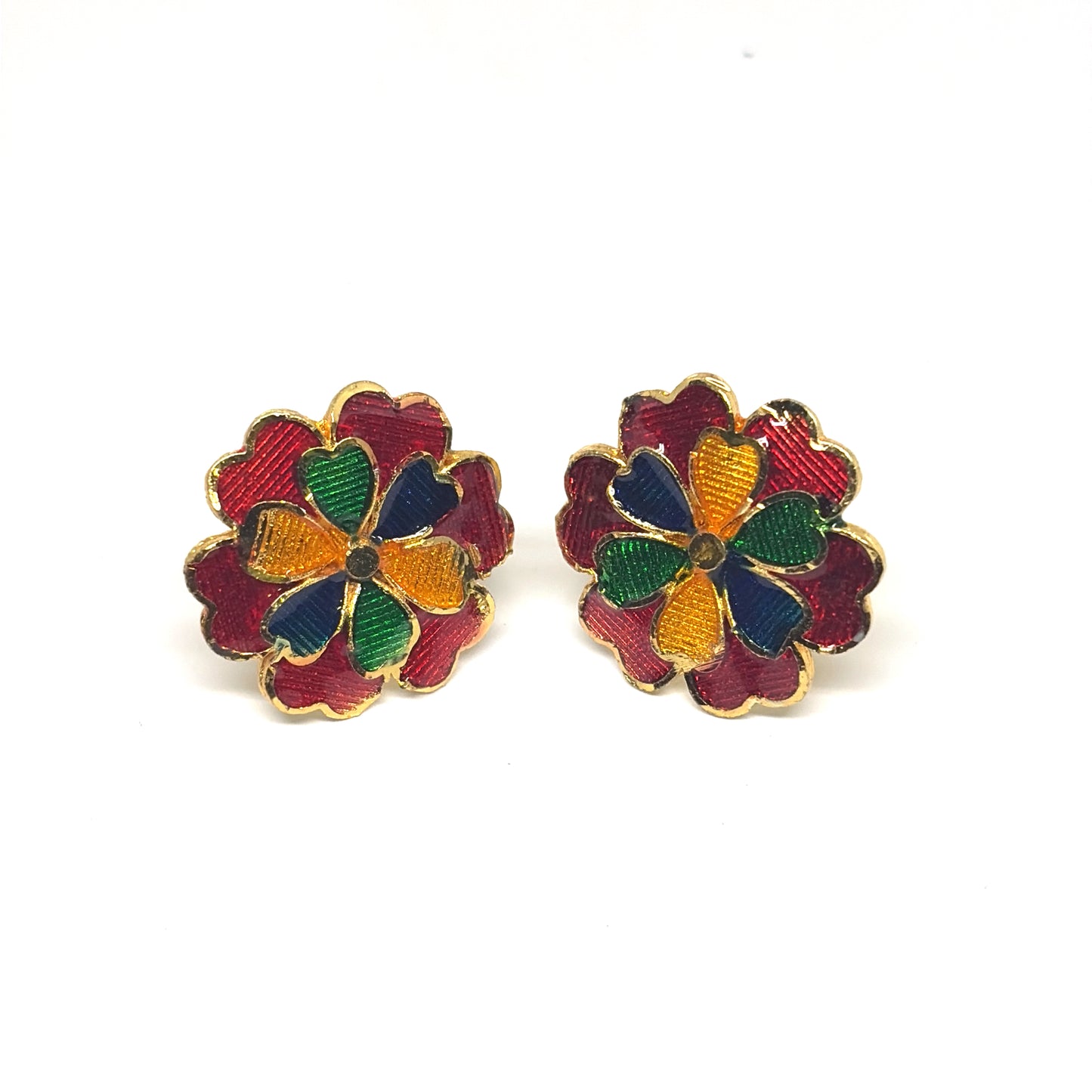 Meenakari Chain Pendent - Bird & Flower