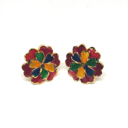 Meenakari Chain Pendent - Bird & Flower